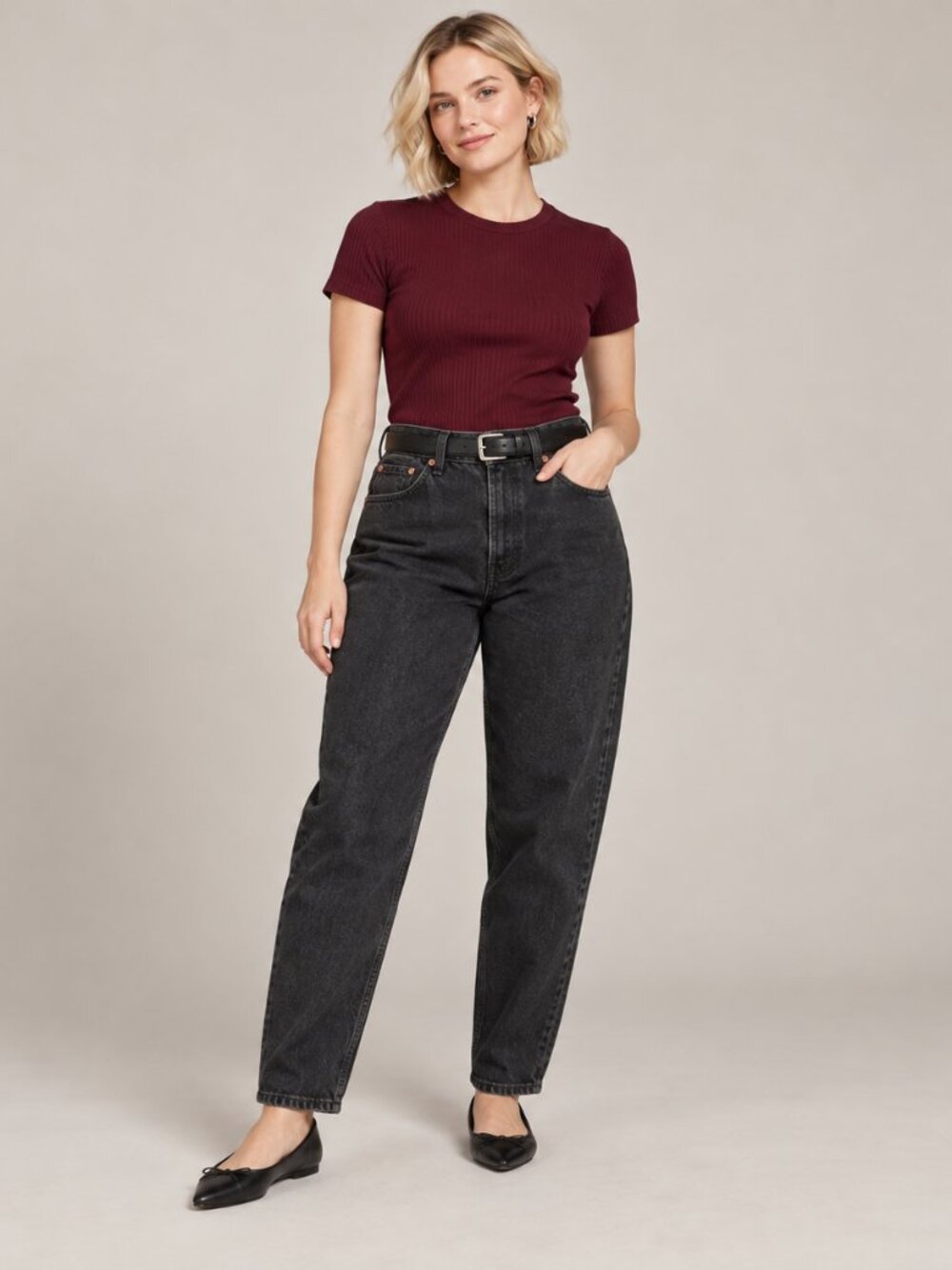 Vintage 1999 Levi’s 550 Relaxed Fit Tapered Black Jeans Women’s 14 Short